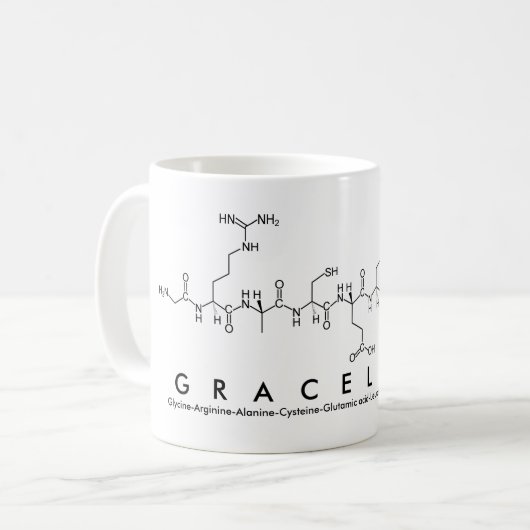 Tasse des Peptids Gracelynn (Vorderseite Links)