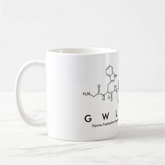 Tasse des Peptids Gwladys (Links)