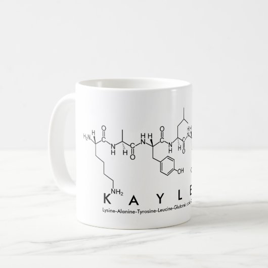 Tasse des Peptids Kayleen (Vorderseite Links)
