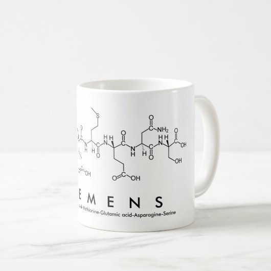 Tasse des Peptids Klemens (VorderseiteRechts)