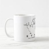 Tasse des Peptids Kyndall (Links)