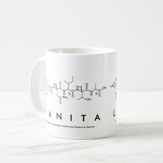 Tasse des Peptids Lanita (Vorderseite Links)