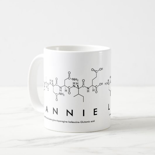 Tasse des Peptids Lannie (Vorderseite Links)