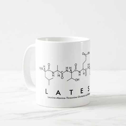 Tasse des Peptids Latesha (Vorderseite Links)