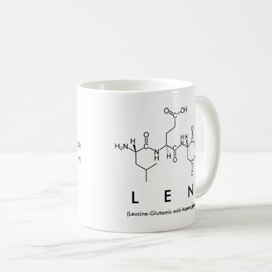 Tasse des Peptids Len (VorderseiteRechts)