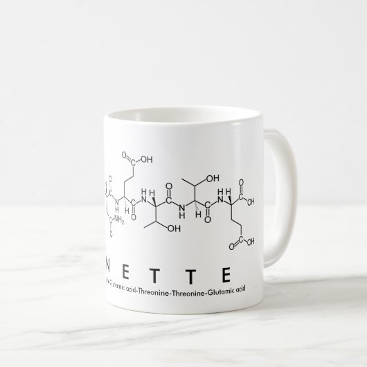Tasse des Peptids Linette (VorderseiteRechts)