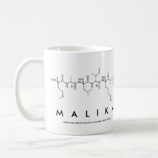 Tasse des Peptids Malika