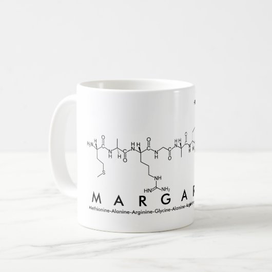 Tasse des Peptids Margarita (Vorderseite Links)