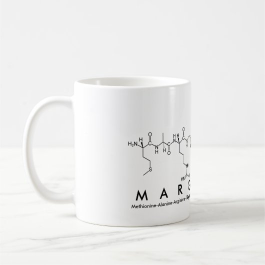 Tasse des Peptids Margarita (Links)