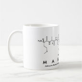 Tasse des Peptids Mariana (Links)