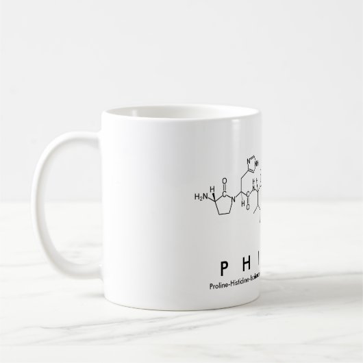 Tasse des Peptids Phileas (Links)