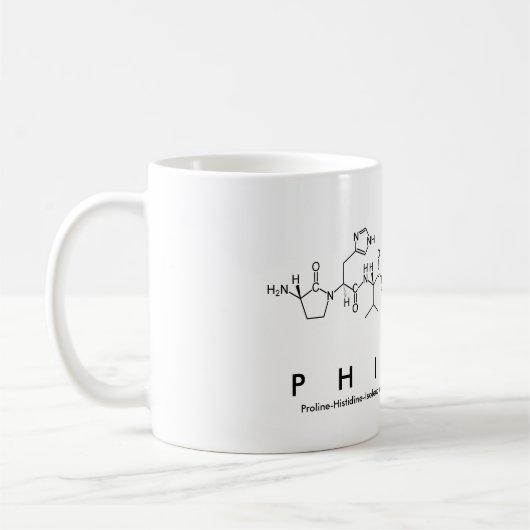 Tasse des Peptids Phillip (Links)