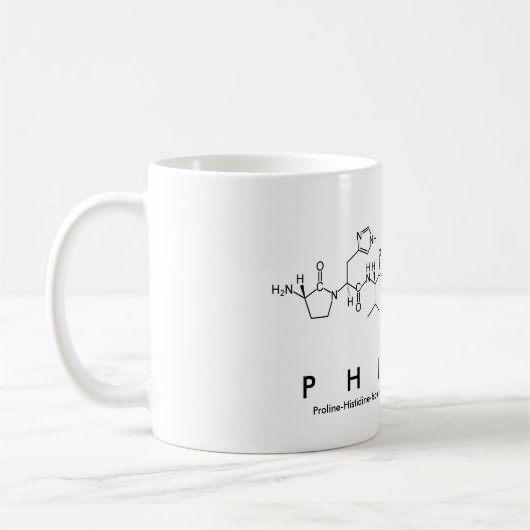 Tasse des Peptids Phillis (Links)