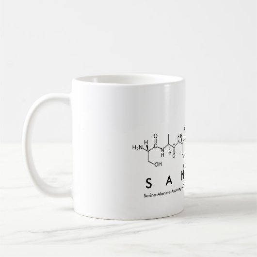 Tasse des Peptids Santeri (Links)