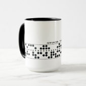 Tasse des perforierten Bands (Vorderseite Links)