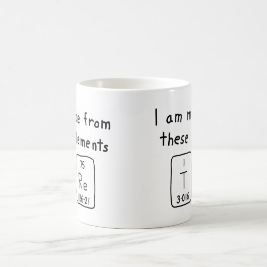 Tasse des Periodennamens (Mittel)