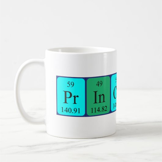 Tasse des Periodennamens Princeton (Links)