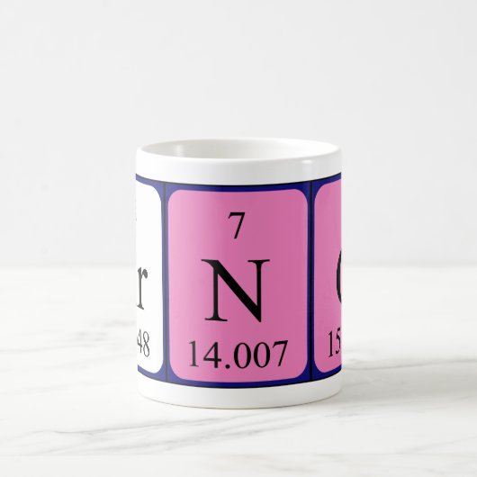 Tasse des periodischen Arno-Tabellennamens (Mittel)