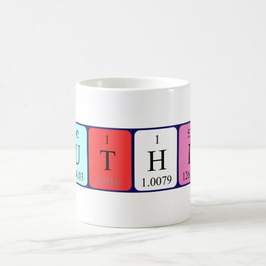 Tasse des periodischen Gauthier-Tabellennamens (Mittel)