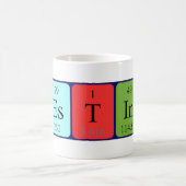 Tasse des periodischen Tabellennamens (Mittel)