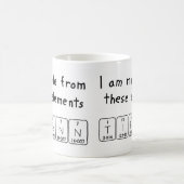 Tasse des periodischen Tabellennamens (Mittel)