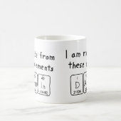 Tasse des periodischen Tabellennamens Damin (Mittel)