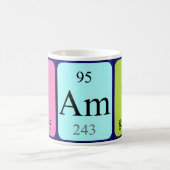 Tasse des periodischen Tabellennamens Samy (Mittel)