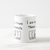 Tasse des periodischen Tabellennamens Samy (Mittel)