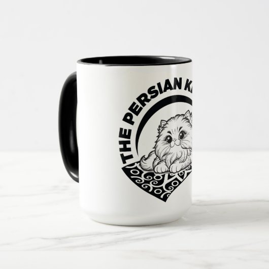 Tasse des persischen Kätzchens 1 (Vorderseite Links)