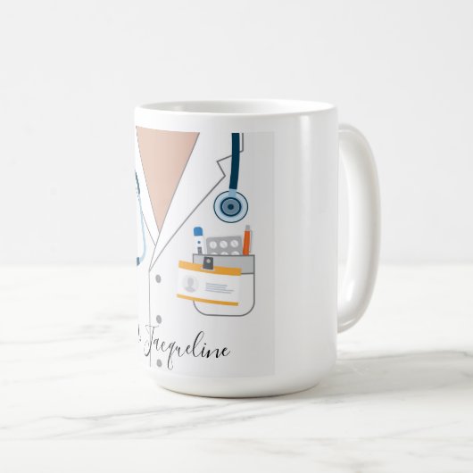 Tasse des personalisierten Arztes (VorderseiteRechts)