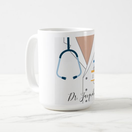 Tasse des personalisierten Arztes (Vorderseite Links)