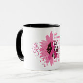 Tasse des personalisierten Brustkrebs (Vorderseite Links)