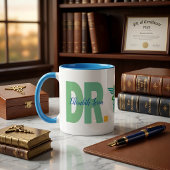 Tasse des personalisierten Doktors des Abschlusses