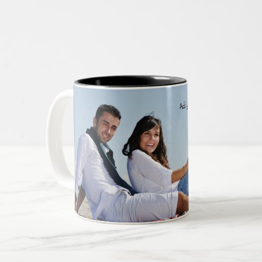 Tasse des personalisierten Fotos (Vorderseite Links)