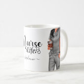 Tasse des Personalisierten Kaffees für Krankenpfle (VorderseiteRechts)