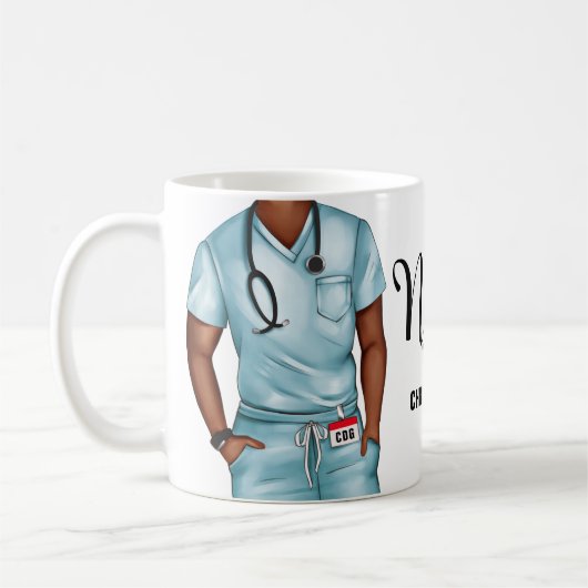 Tasse des Personalisierten Kaffees für Krankenpfle (Links)