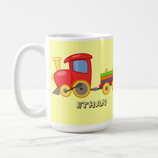Tasse des personalisierten Kinderzuges (Links)
