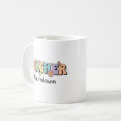 Tasse des personalisierten Lehrers, Fachlehrer (Vorderseite Links)