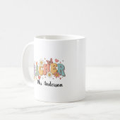 Tasse des personalisierten Lehrers, Fachlehrer (Vorderseite Links)