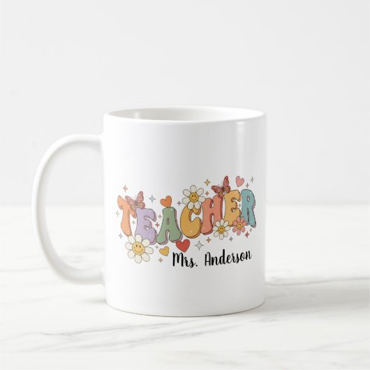 Tasse des personalisierten Lehrers, Fachlehrer (Links)