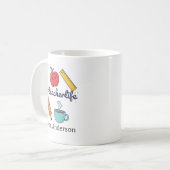 Tasse des personalisierten Lehrers, Fachlehrer (Vorderseite Links)