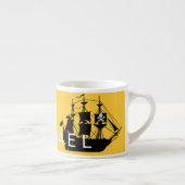 Tasse des personalisierten Piratenschiffs Kind (Rechts)