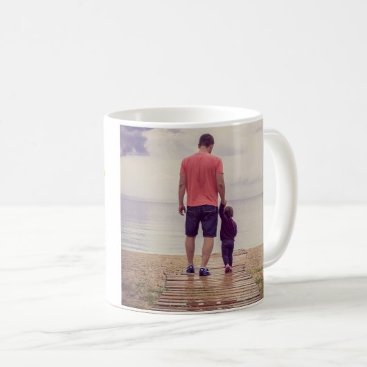 Tasse des personalisierten Vaters - Bester Vater j (VorderseiteRechts)