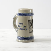 Tasse des personalisierten Vatertages FÜGEN IHR FO (Vorderseite Links)