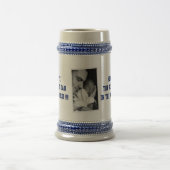 Tasse des personalisierten Vatertages FÜGEN IHR FO (Mittel)