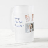 Tasse des personalisierten Vatertages FÜGEN IHR FO (Vorderseite Links)