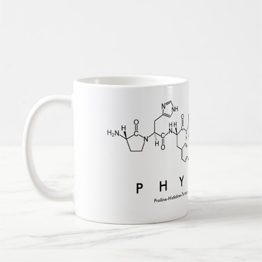 Tasse des physikalischen Peptids (Links)