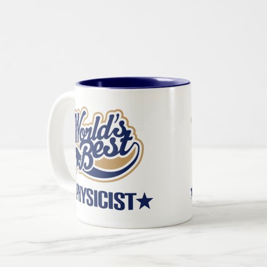 Tasse des Physiker-Geschenk-(Welten am besten) (Vorderseite Links)
