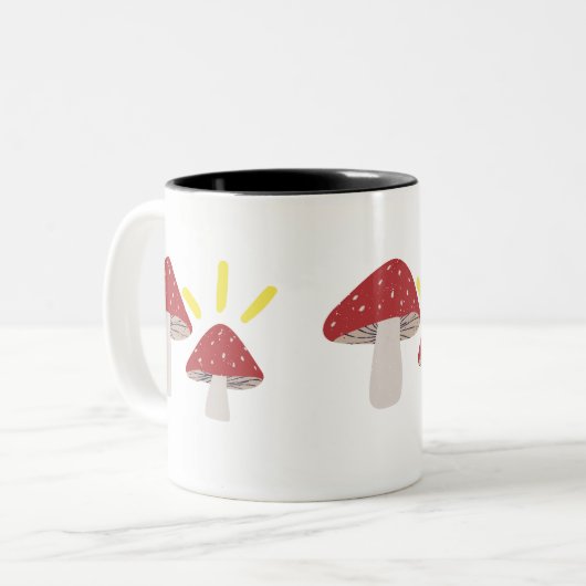 Tasse des Pilzkaffees (Vorderseite Links)