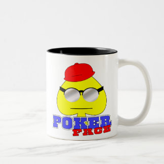 Tasse des Poker-Gesichts-(Spaten-Gesicht)